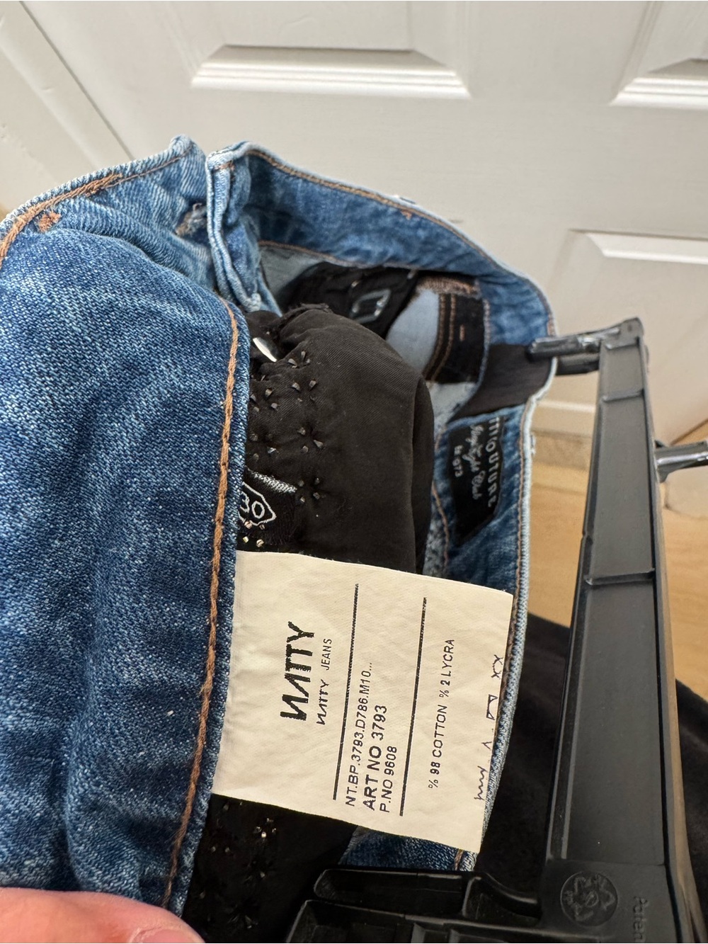 Distressed Blue Women’s Jeans - Picture 3 of 5